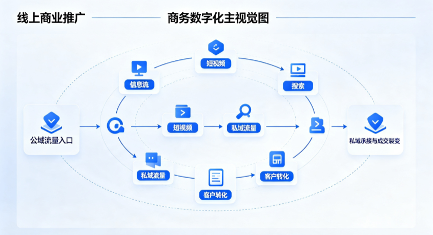 迁西县线上商业推广怎么做？全域流量闭环搭建与低成本转化实战指南